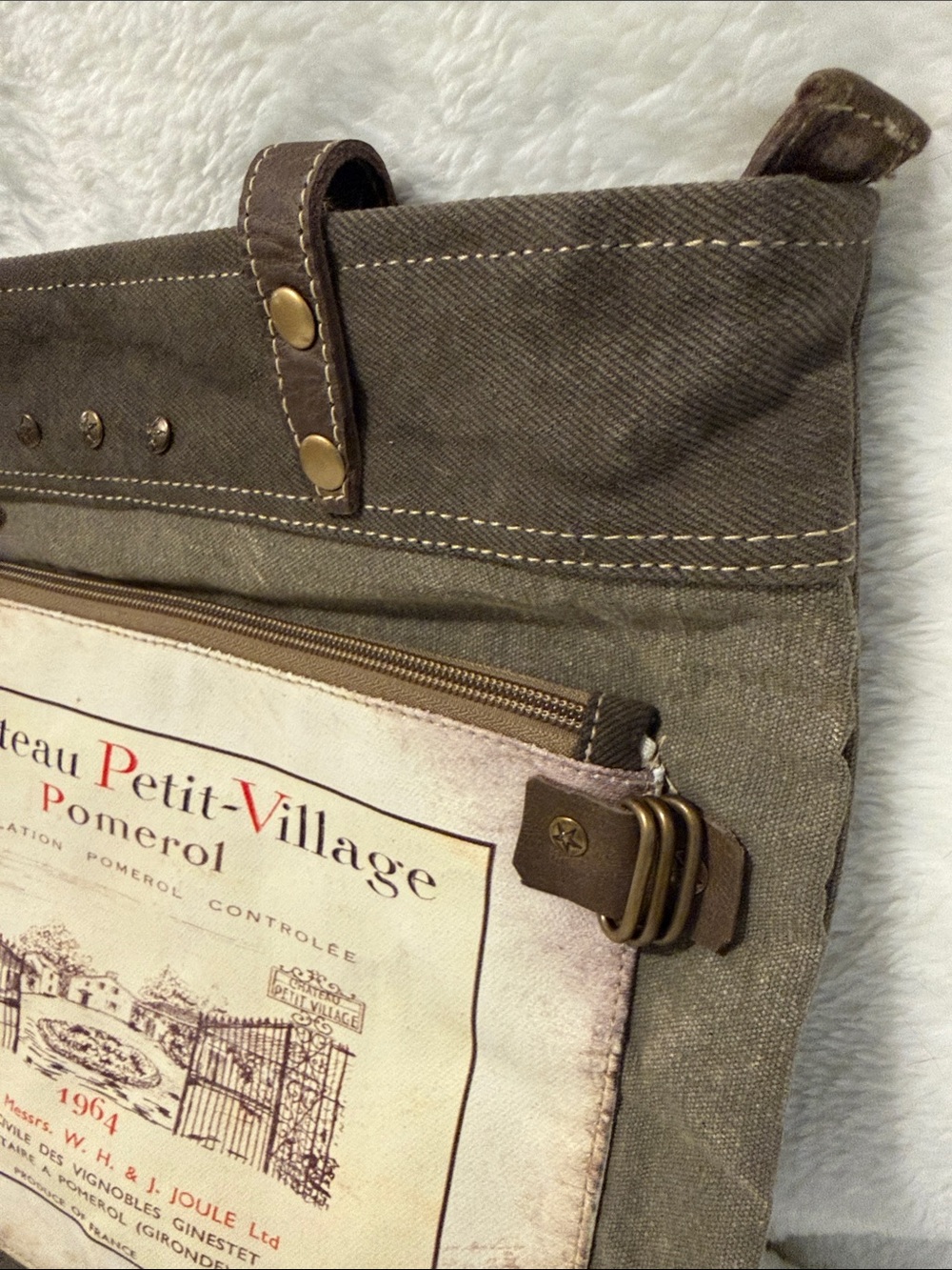 Myra Bag Chateau Petit Village Canvas Tote - Picture 8 of 13